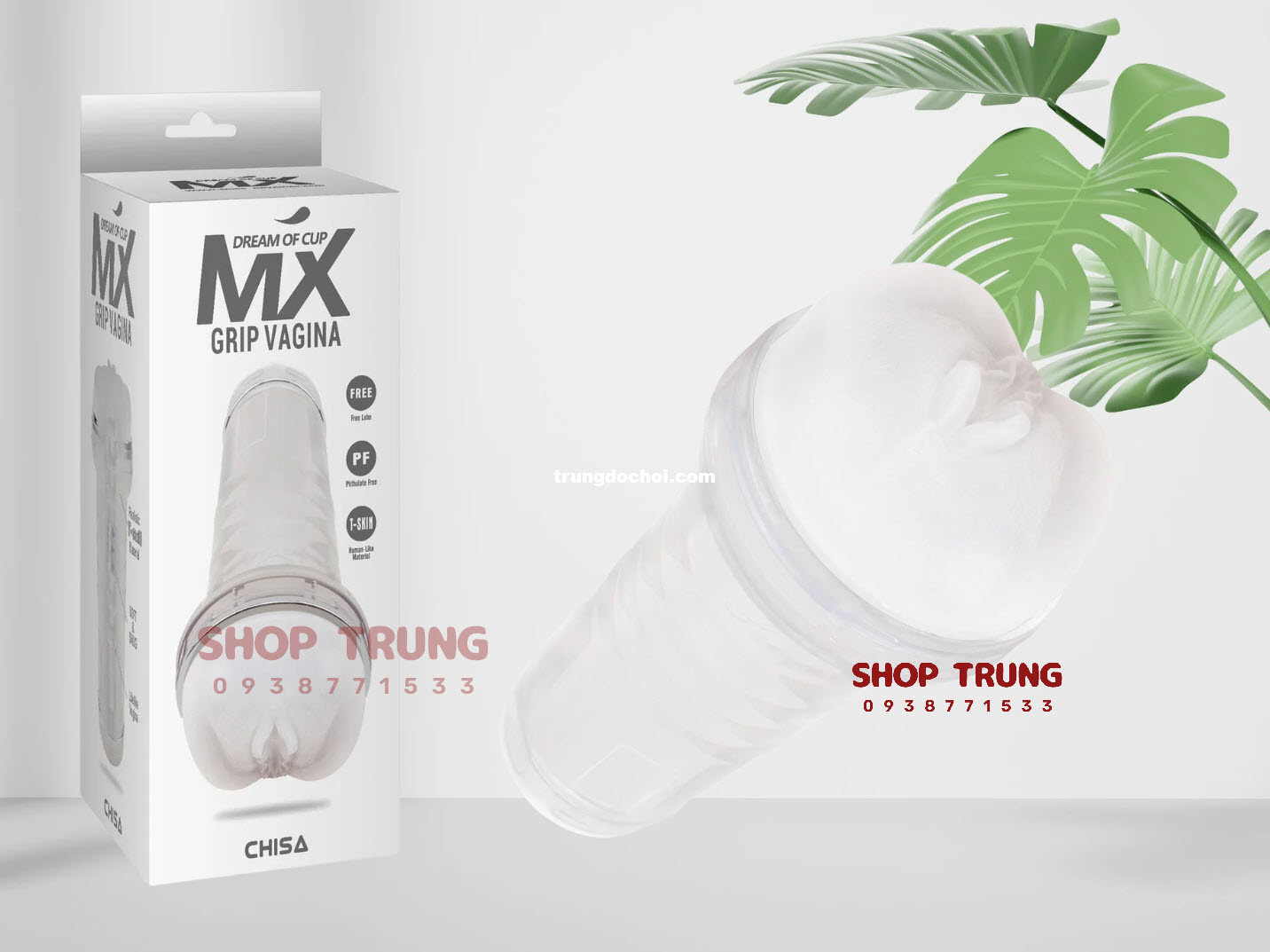 coc trong suot MX Grip Vagina coc trong suot MX Grip Vagina