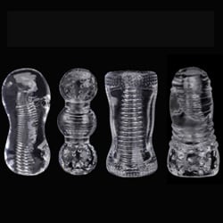 cốc thủ dâm trong suốt mini
