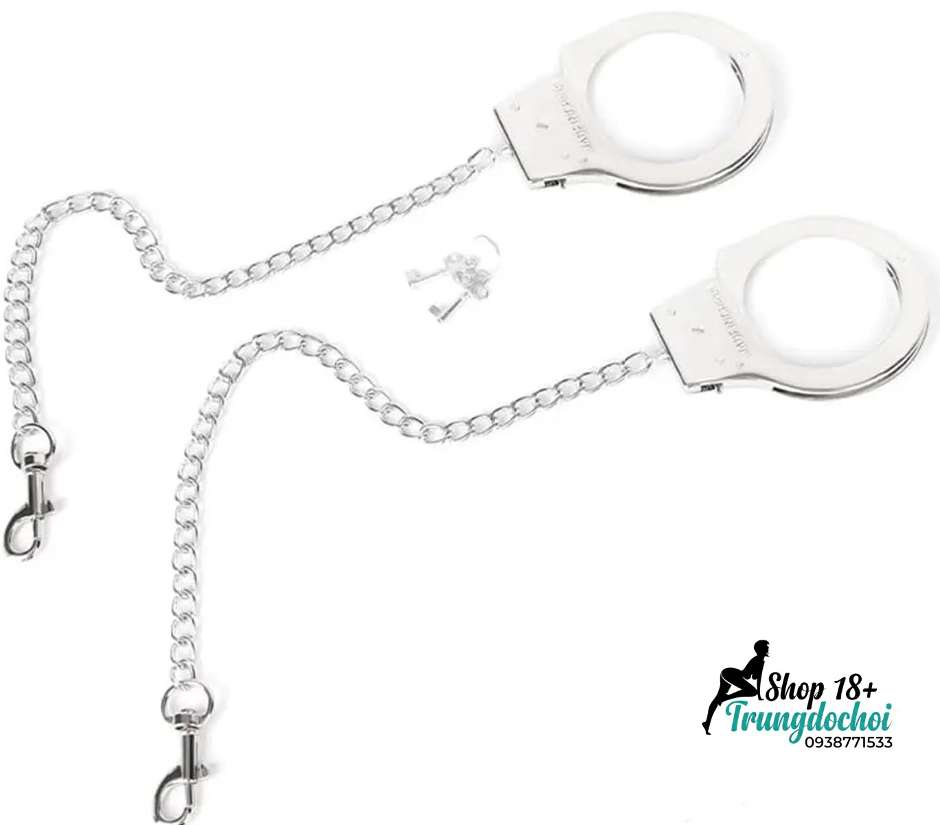 Bộ Còng Tay Kèm Plug Hậu Môn Kim Loại Bộ Còng Tay Kèm Plug Hậu Môn Kim Loại