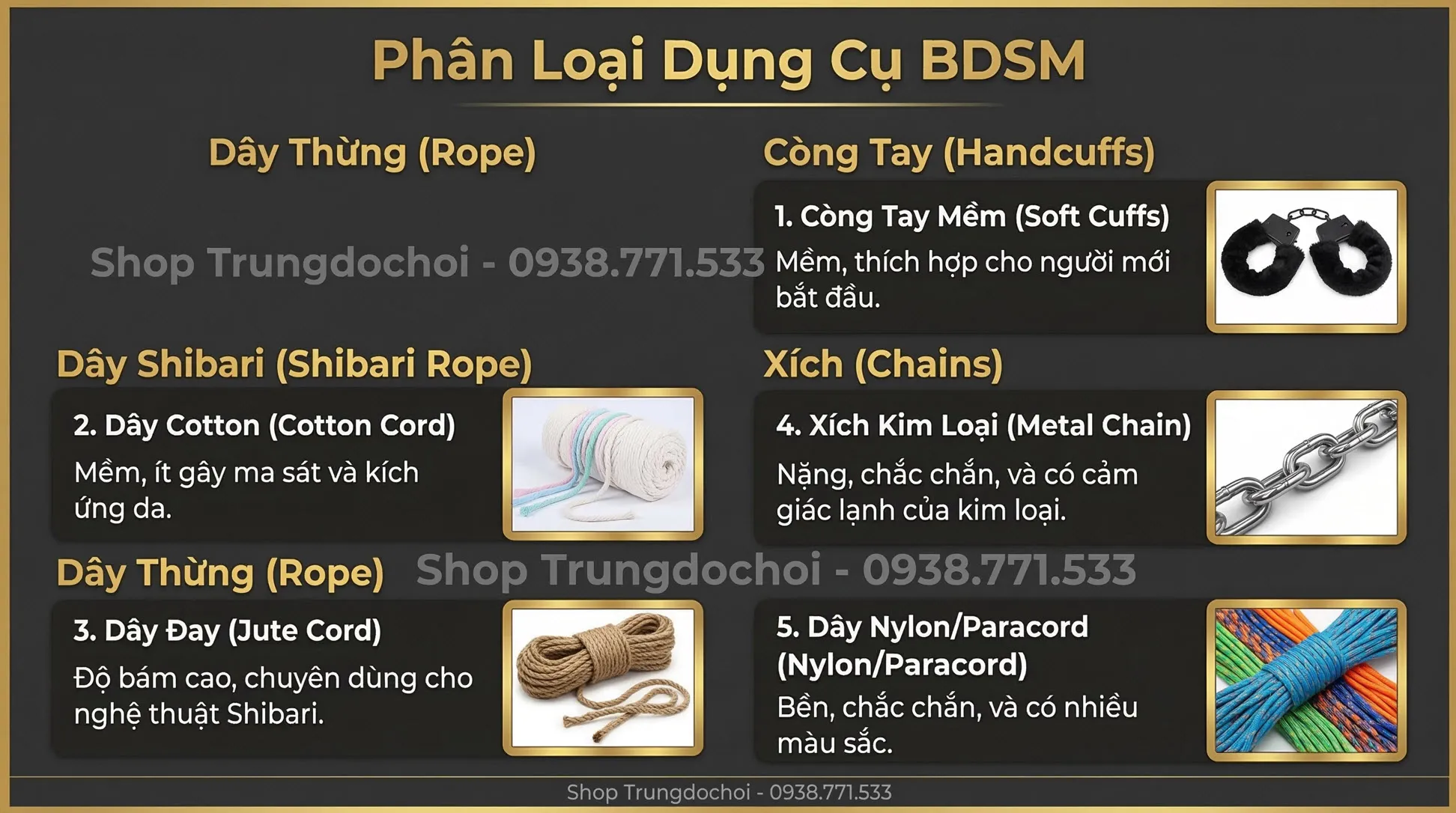 Dây Trói Bondage BDSM Dây Trói Bondage BDSM