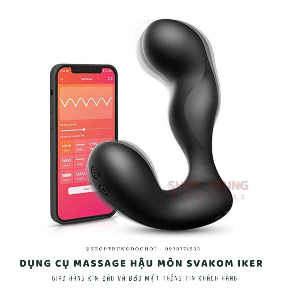 Dụng cụ massage hậu môn Svakom Iker Dụng cụ massage hậu môn Svakom Iker