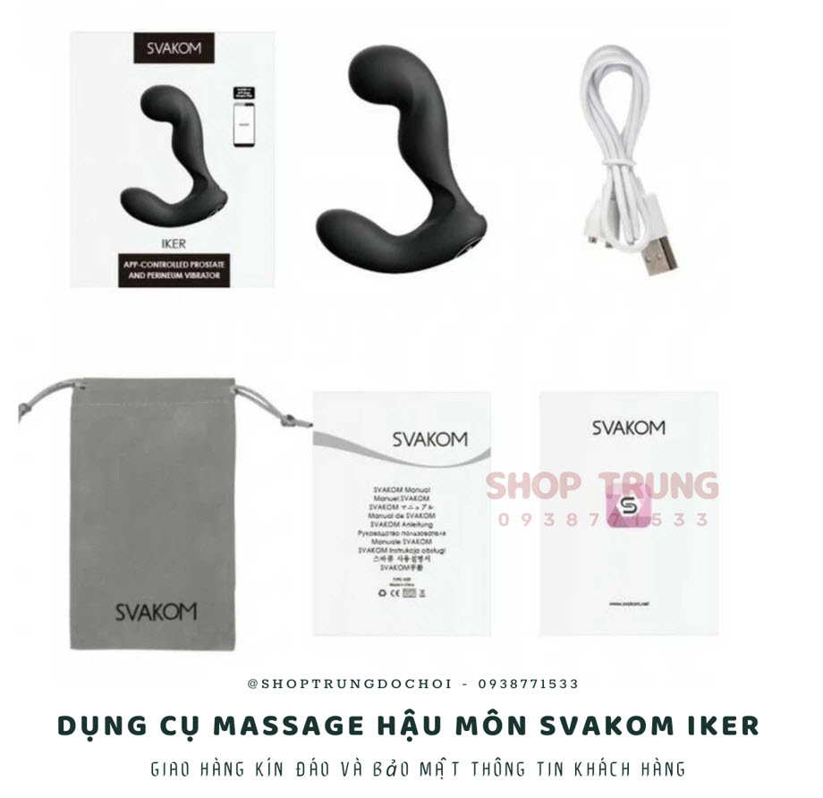 Dụng cụ massage hậu môn Svakom Iker Dụng cụ massage hậu môn Svakom Iker
