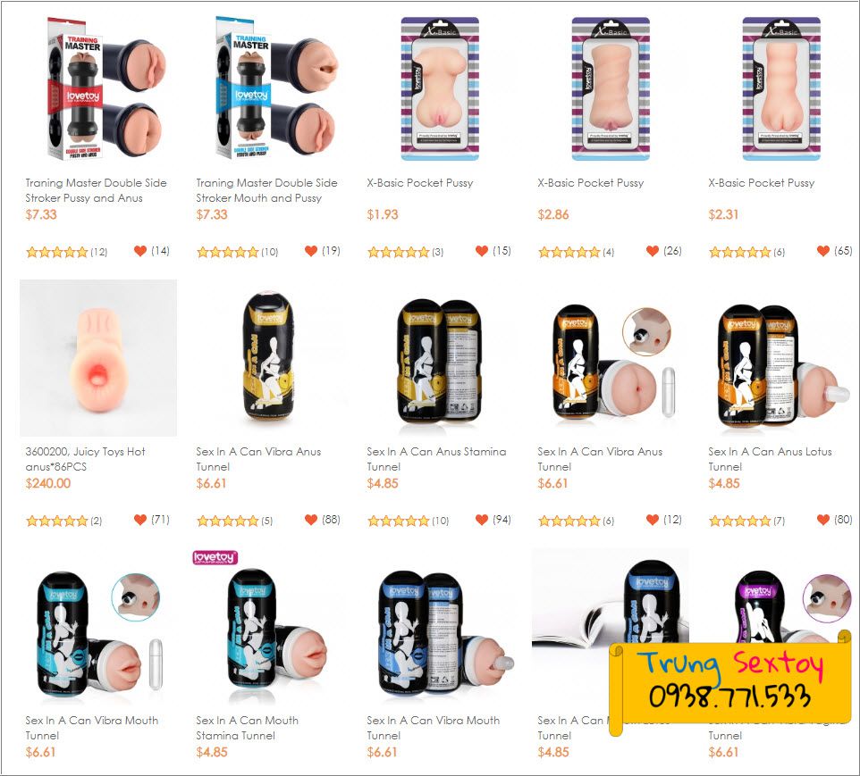 Dụng cụ tình dục cho nam Dụng cụ tình dục cho nam