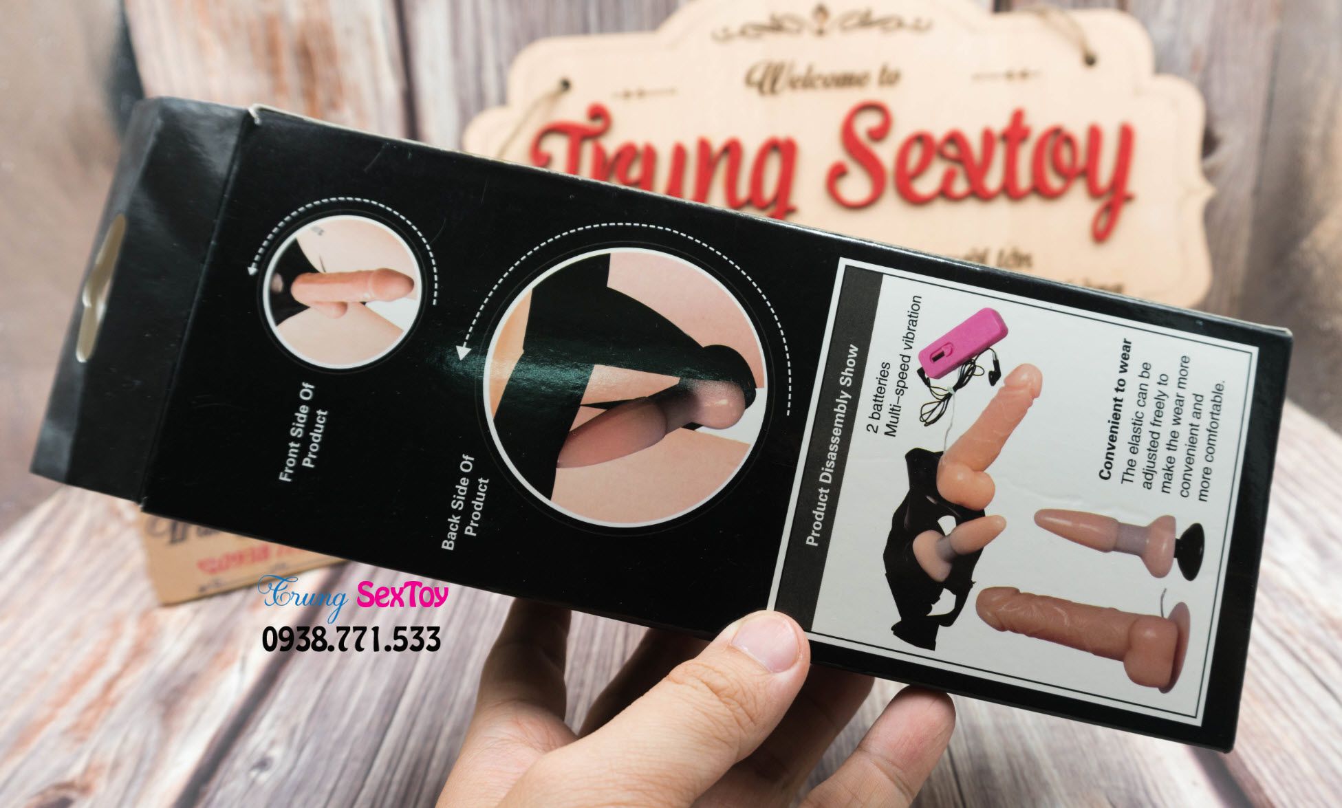 Dương vật giả dây đeo hai đầu Dương vật giả dây đeo hai đầu