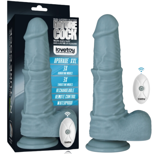 Dương Vật Giả Lovetoy Rung Thụt 11 Inch 28cm