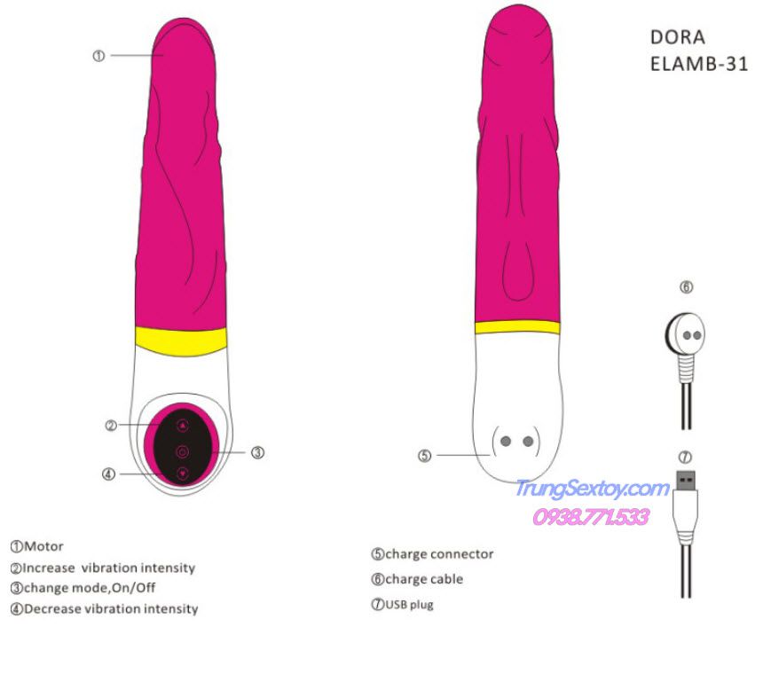 Dương vật giả Dora easy love Dương vật giả Dora easy love