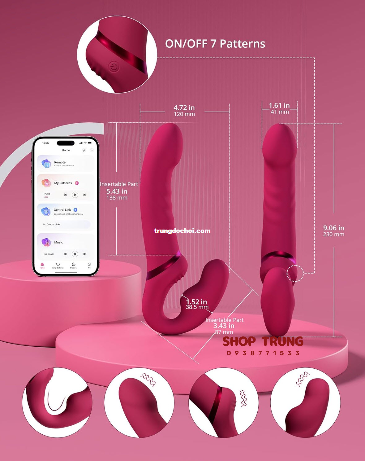 Lovense Lapis Dương Vật Giả Hai Đầu Lovense Lapis Dương Vật Giả Hai Đầu