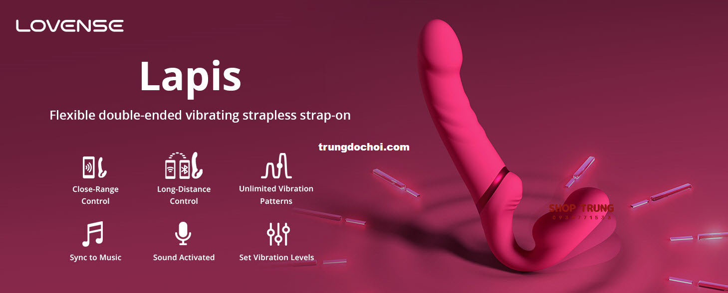 Lovense Lapis Dương Vật Giả Hai Đầu Lovense Lapis Dương Vật Giả Hai Đầu