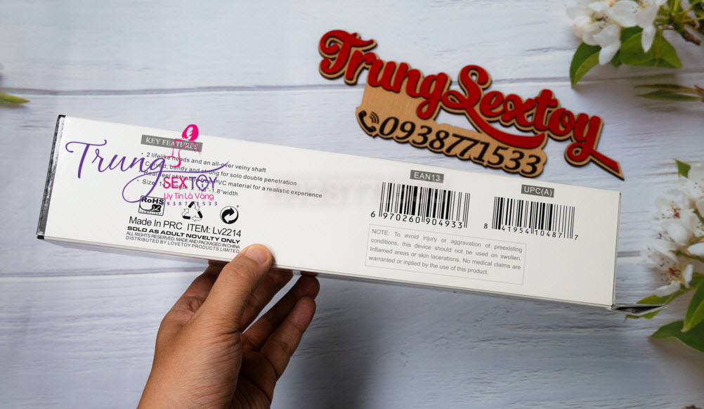 Dương vật giả hai đầu lovetoy Dương vật giả hai đầu lovetoy