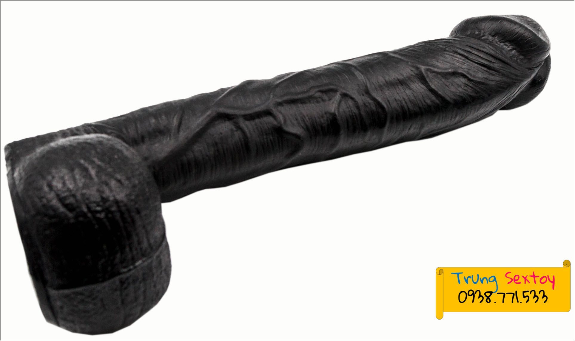 Dương vật giả hàng khủng màu đen Dương vật giả hàng khủng màu đen