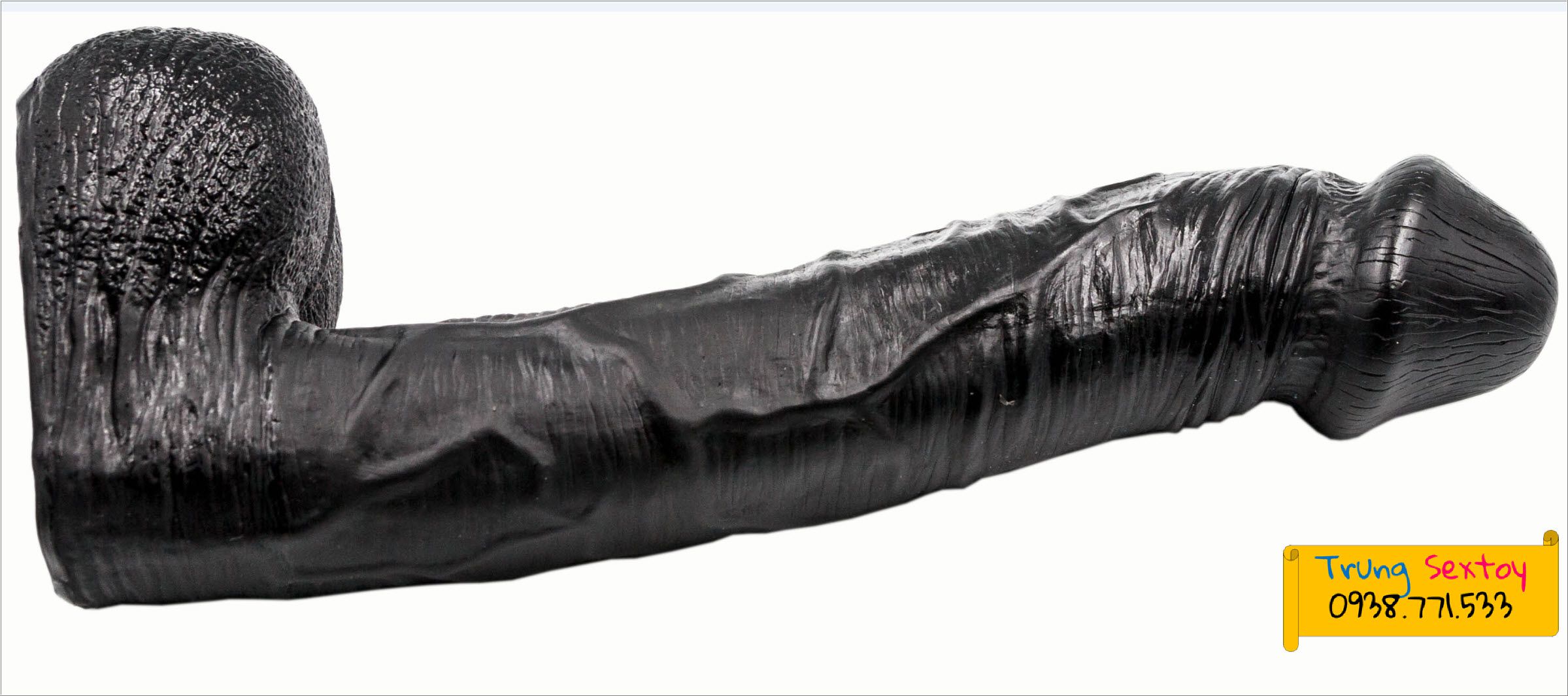 Dương vật giả hàng khủng màu đen Dương vật giả hàng khủng màu đen