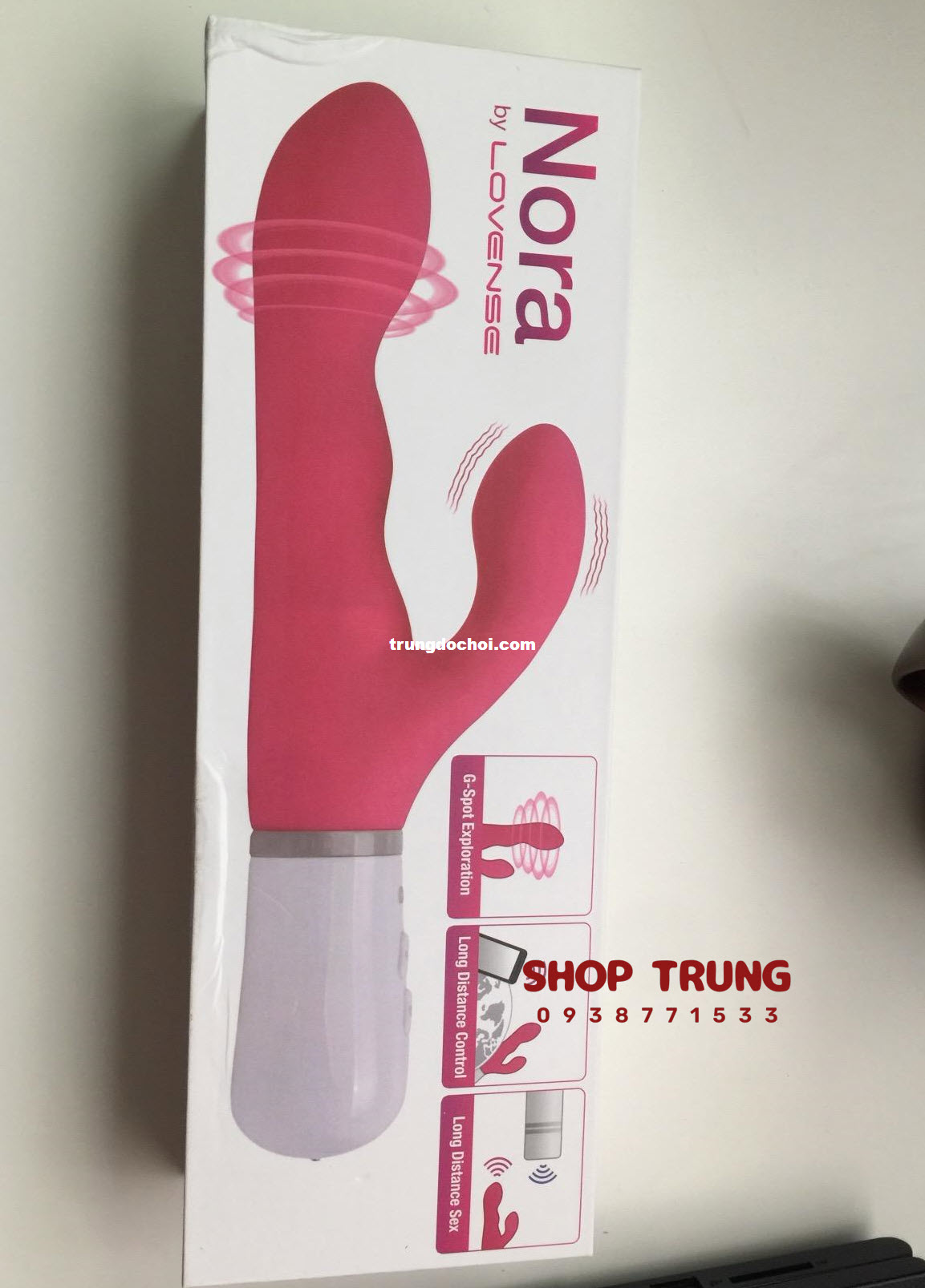 Dương Vật Giả Lovense Nora Rung Hai Động Cơ Dương Vật Giả Lovense Nora Rung Hai Động Cơ