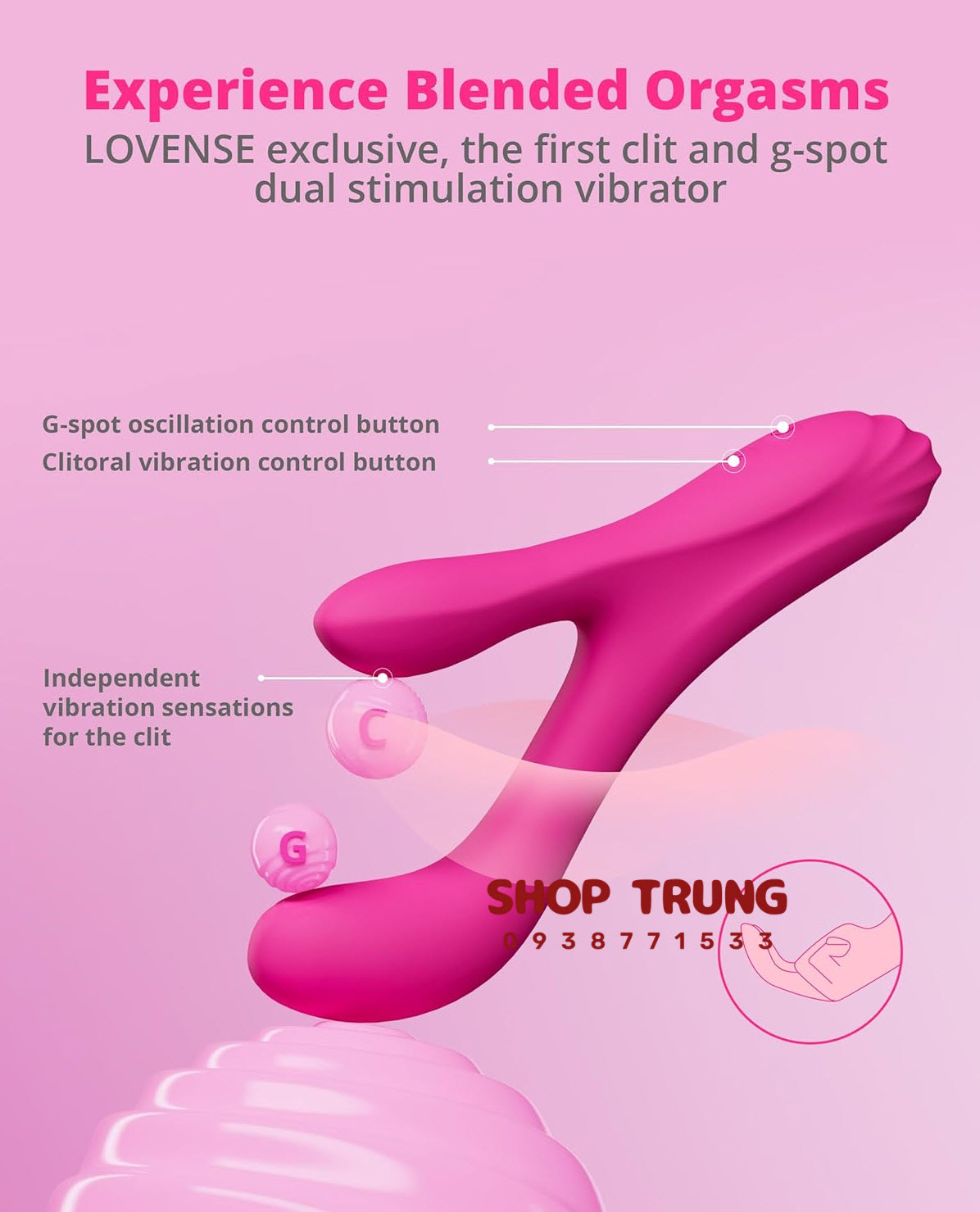 Máy rung Lovense Osci 3 Máy rung Lovense Osci 3