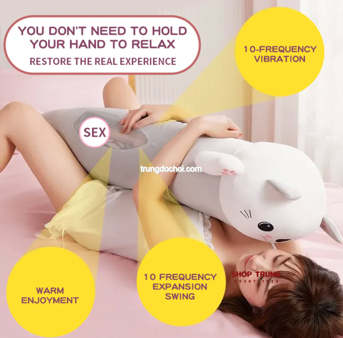 dương vật giả Topfun Cat Doll dương vật giả Topfun Cat Doll