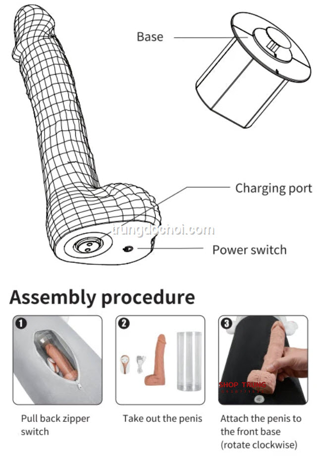 dương vật giả Topfun Cat Doll dương vật giả Topfun Cat Doll