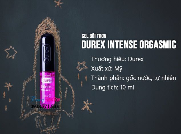 Gel bôi trơn Durex Orgasmic Gel bôi trơn Durex Orgasmic