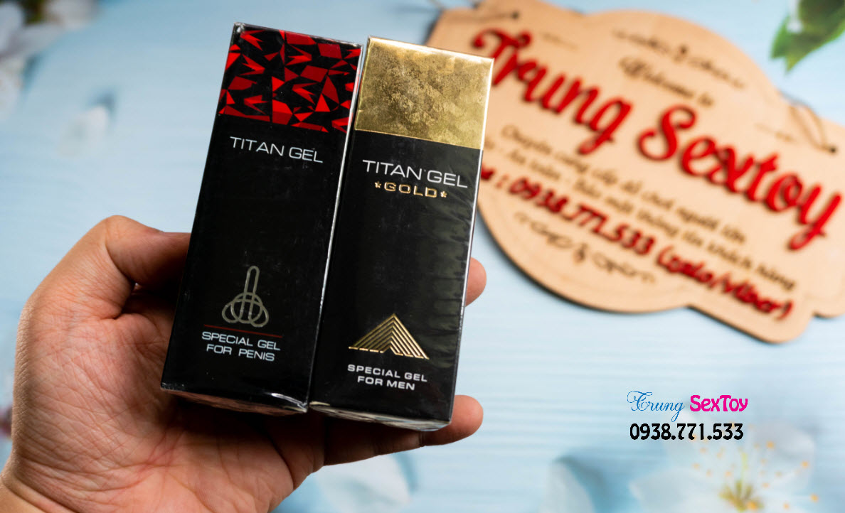 Gel titan gold làm tăng kích thước dương vật Gel titan gold làm tăng kích thước dương vật