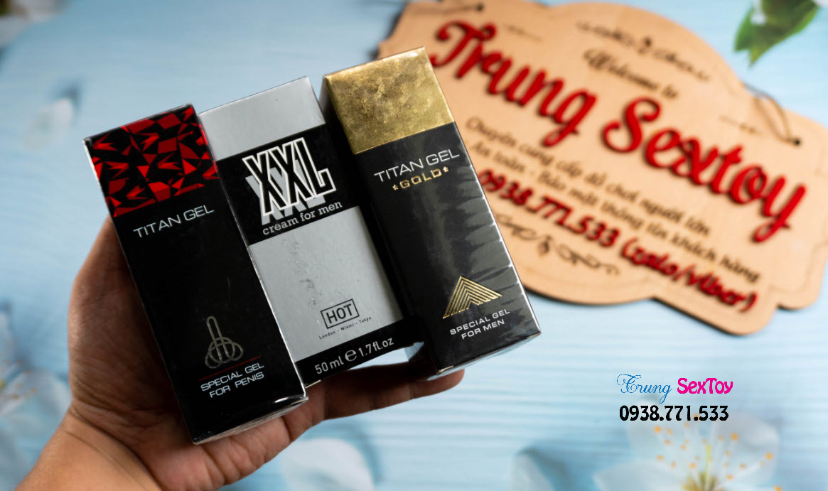 Gel titan gold làm tăng kích thước dương vật Gel titan gold làm tăng kích thước dương vật