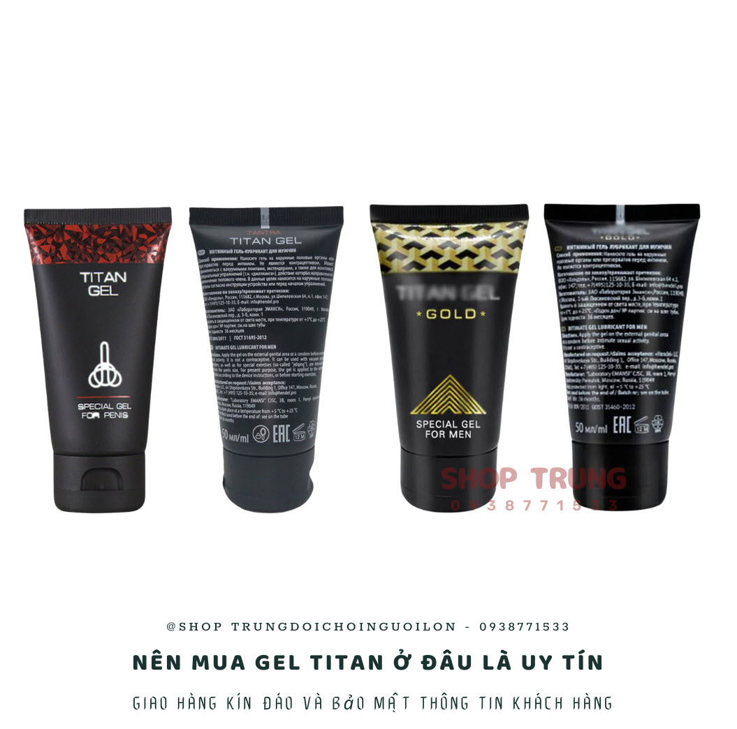 gel titan làm to dương vật gel titan làm to dương vật