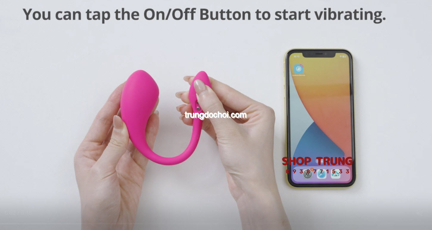 kết nối điện thoại với trứng rung Lush 4 kết nối điện thoại với trứng rung Lush 4