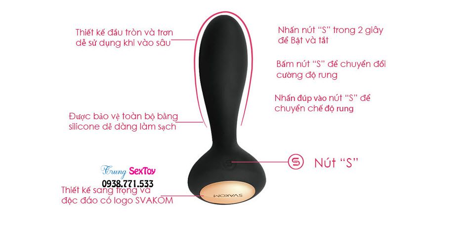 kích thích hậu môn Svakom kích thích hậu môn Svakom