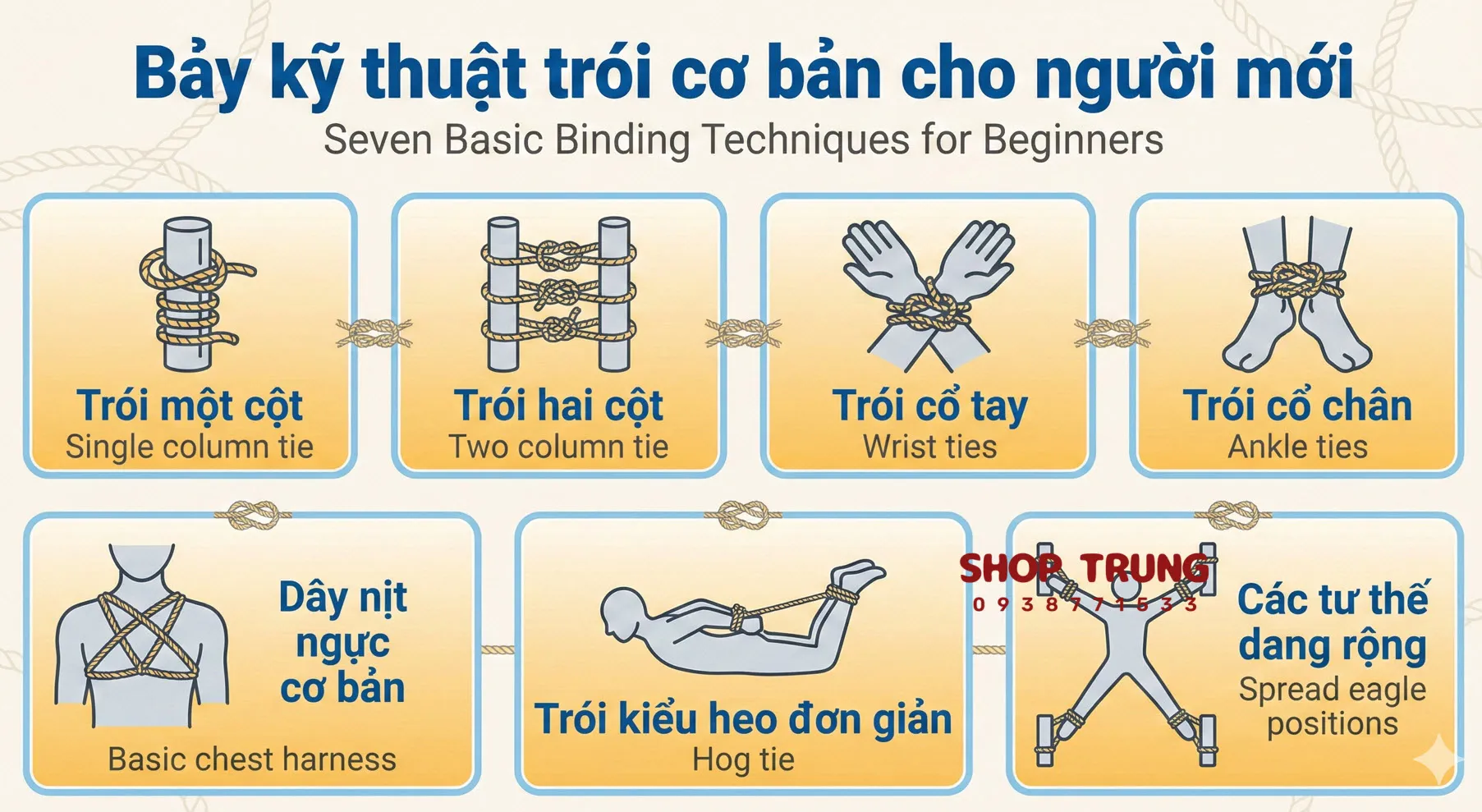 kỹ thuật trói buộc cơ bản trong bdsm kỹ thuật trói buộc cơ bản trong bdsm