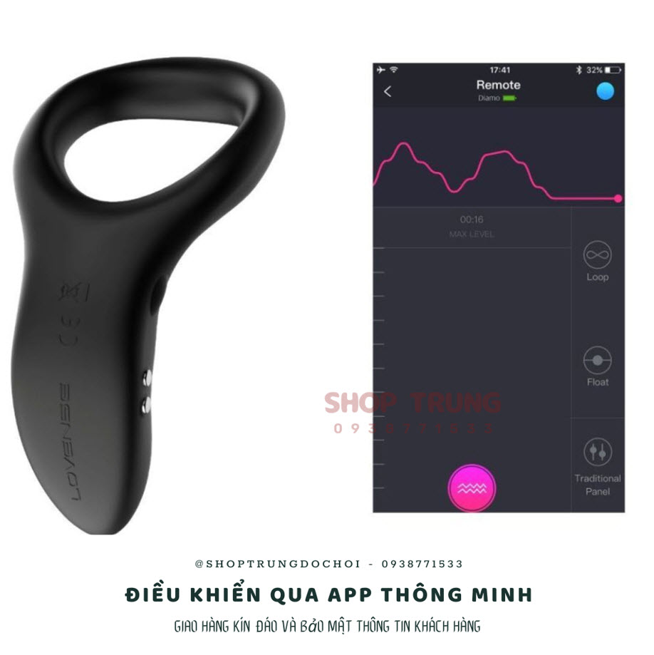 von rung deo duong vat Lovense Diamo von rung deo duong vat Lovense Diamo