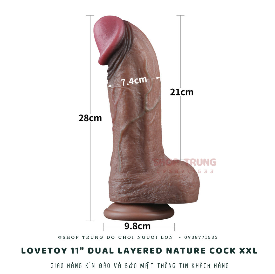 Lovetoy Layered Nature Cock XXL  Lovetoy Layered Nature Cock XXL