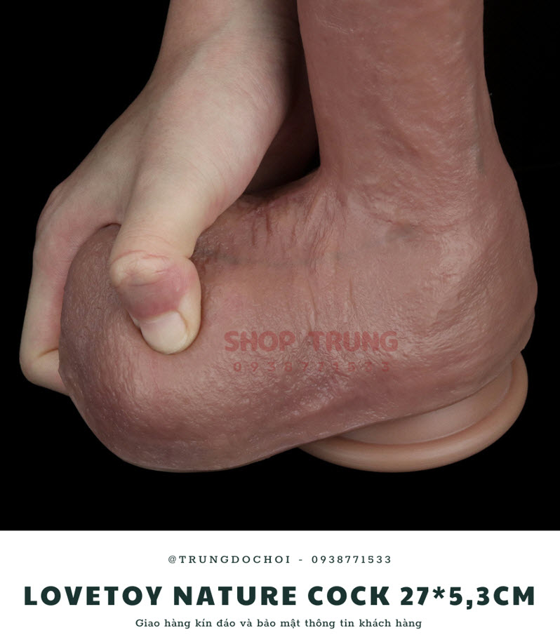 dương vật giả mềm mịn Lovetoy Nature Cock dương vật giả mềm mịn Lovetoy Nature Cock