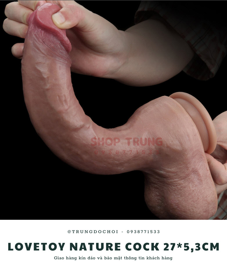 dương vật giả mềm mịn Lovetoy Nature Cock dương vật giả mềm mịn Lovetoy Nature Cock