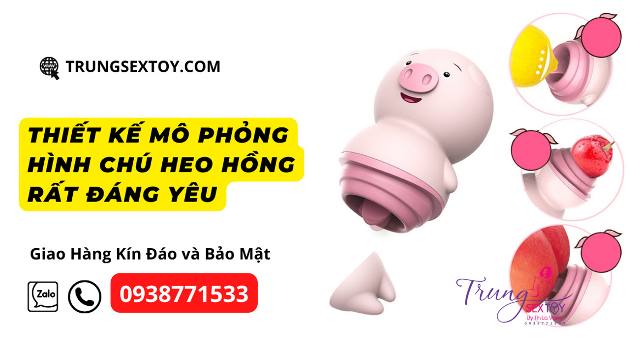 Cô bé” được kích thích với lưỡi rung mini kích thích âm đạo