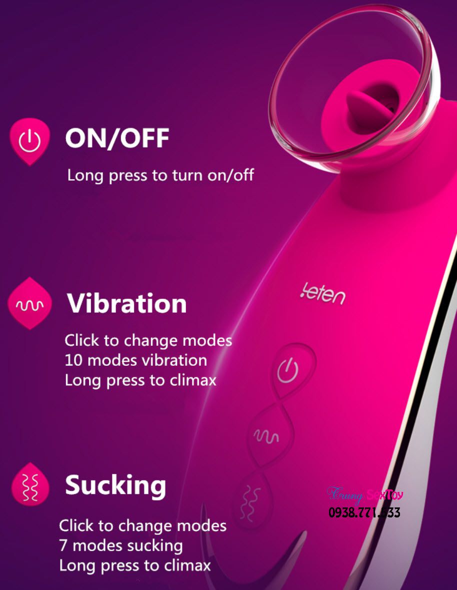 Máy bú liếm âm đạo Leten Máy bú liếm âm đạo Leten