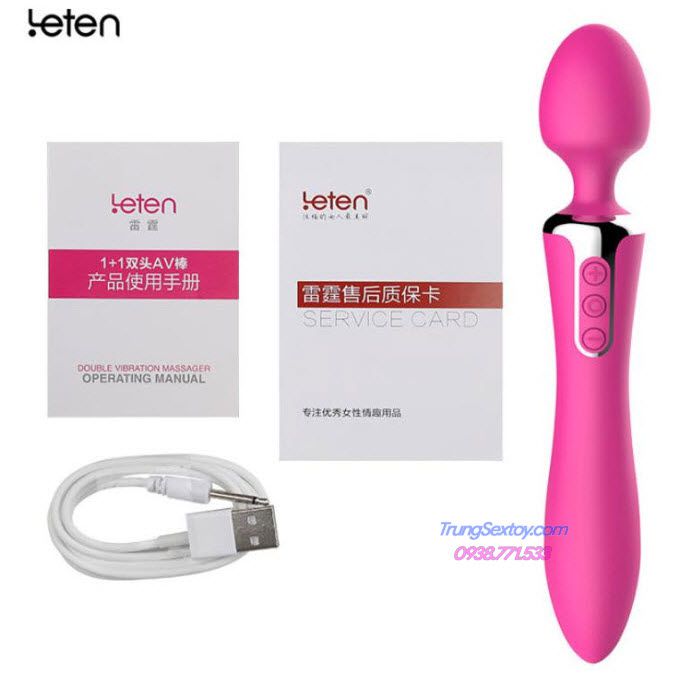 Máy massage leten rung hai đầu Máy massage leten rung hai đầu