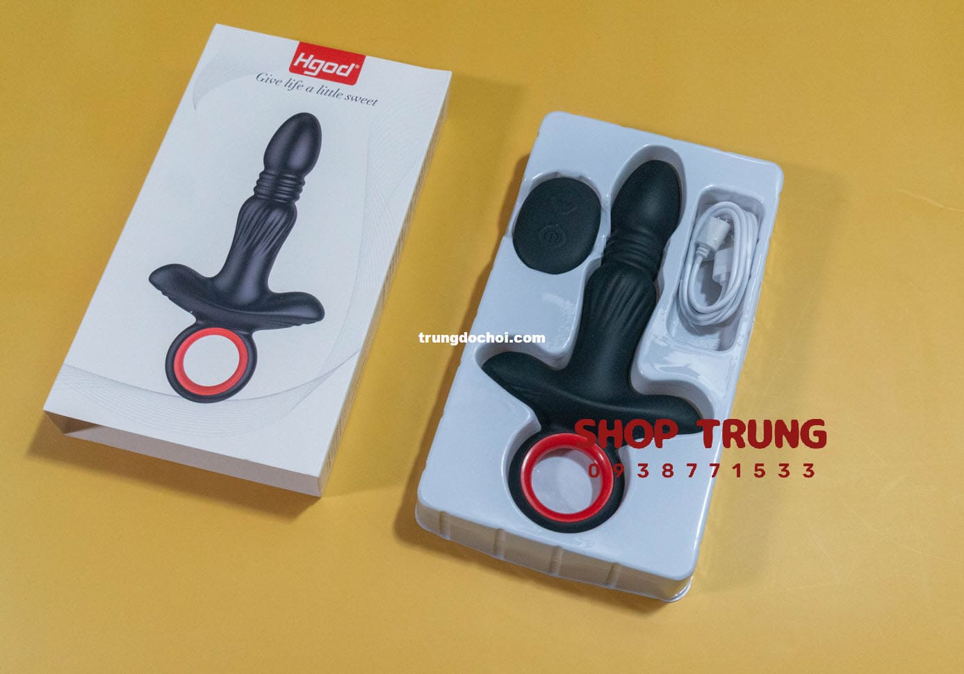 Máy rung hậu môn điều khiển từ xa Máy rung hậu môn điều khiển từ xa