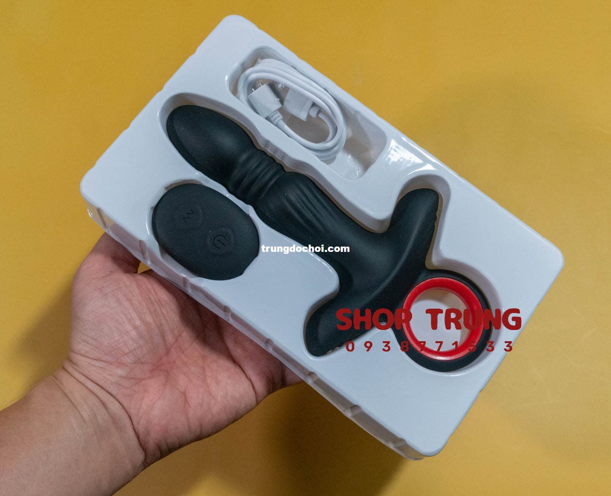 Máy rung hậu môn điều khiển từ xa Máy rung hậu môn điều khiển từ xa