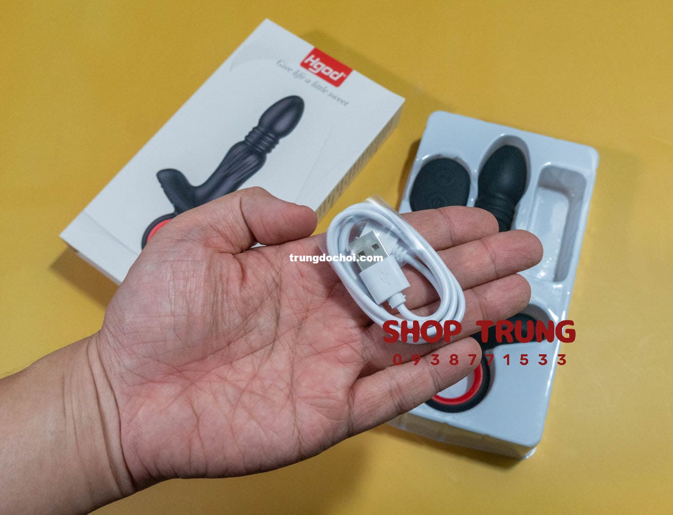 Máy rung hậu môn điều khiển từ xa Máy rung hậu môn điều khiển từ xa