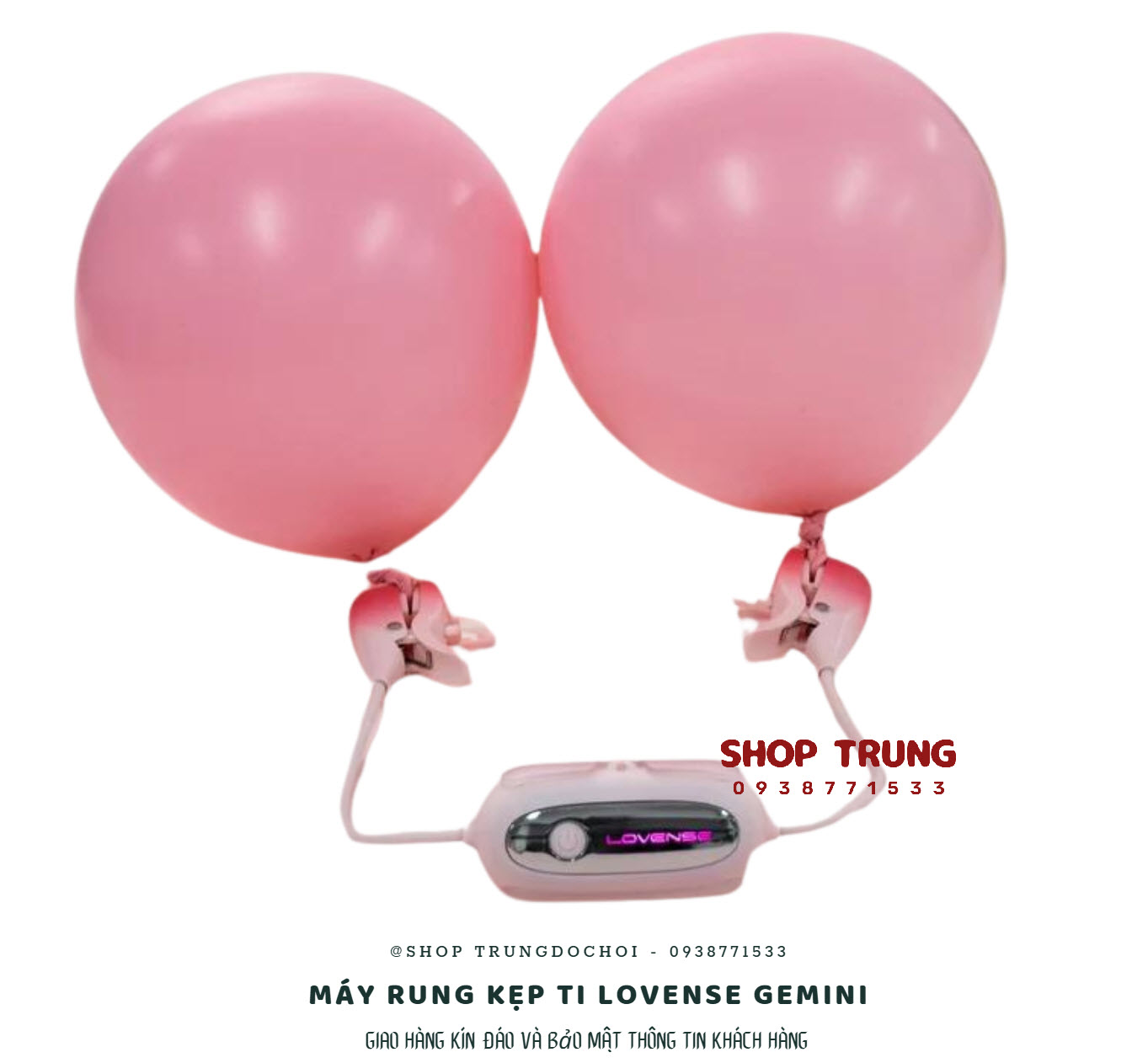 máy rung kẹp ti Lovense Gemini máy rung kẹp ti Lovense Gemini