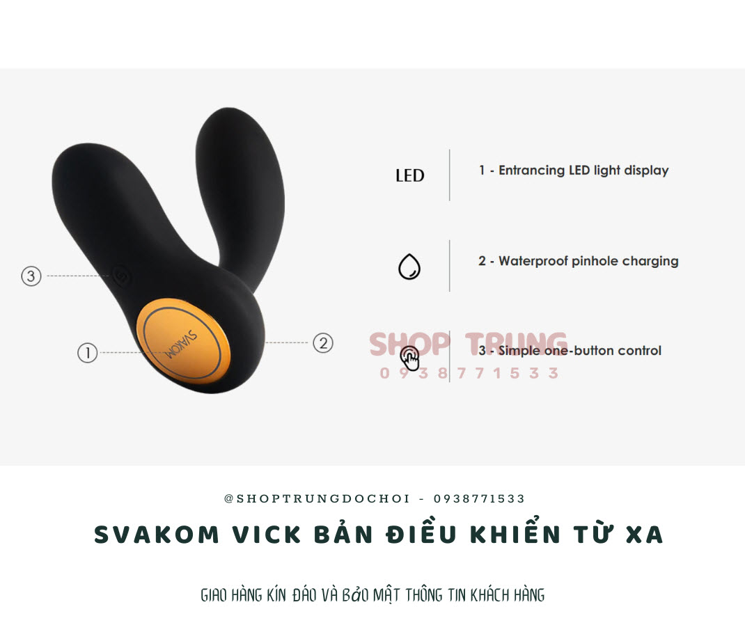 Kích thích hậu môn Svakom Vicky Kích thích hậu môn Svakom Vicky