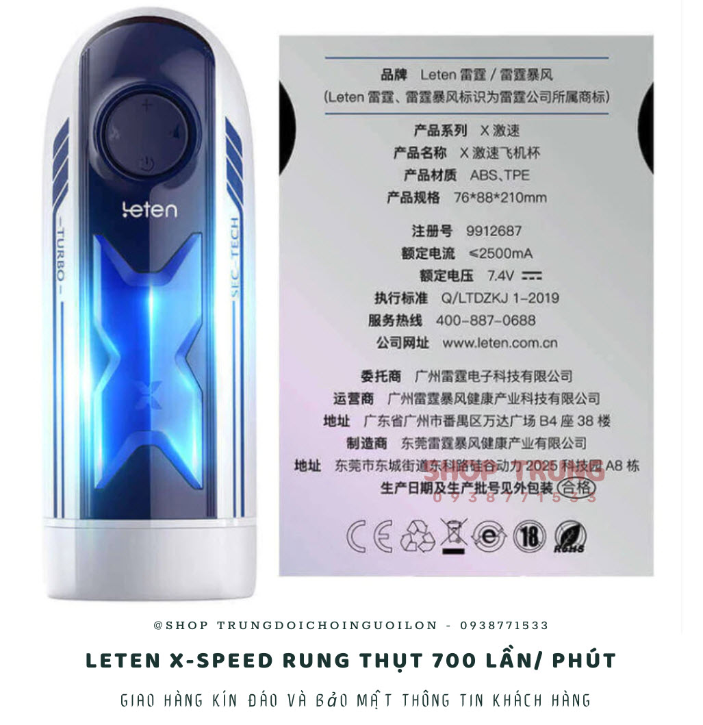 Máy thủ dâm Leten X-speed Máy thủ dâm Leten X-speed