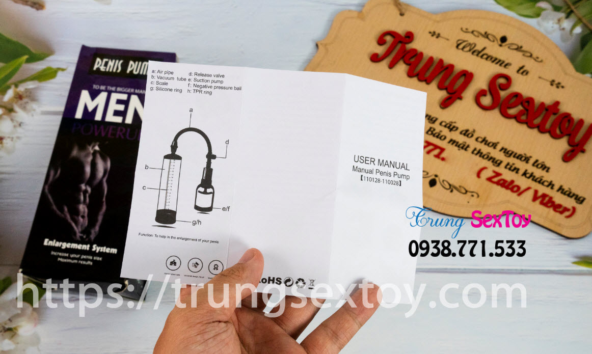 máy làm to dương vật Men PowerUp máy làm to dương vật Men PowerUp