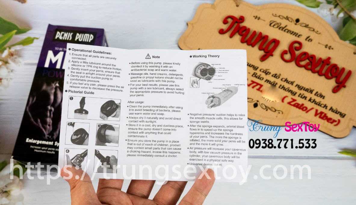 máy làm to dương vật Men PowerUp máy làm to dương vật Men PowerUp