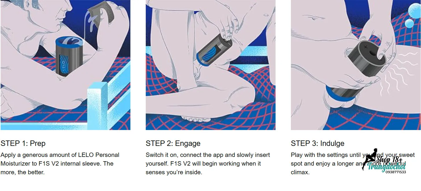 máy thủ dâm LELO F1S V2 máy thủ dâm LELO F1S V2