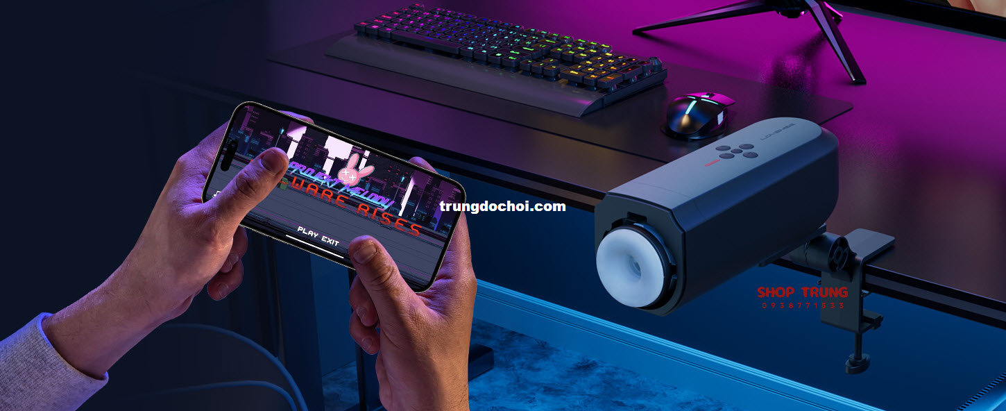 máy thủ dâm rung thụt Lovense Solace máy thủ dâm rung thụt Lovense Solace