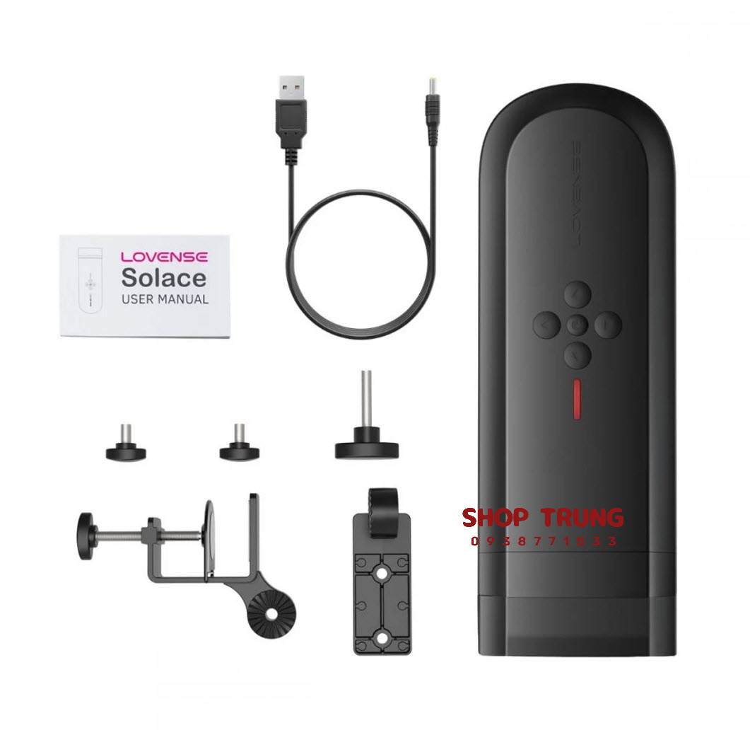 máy thủ dâm rung thụt Lovense Solace máy thủ dâm rung thụt Lovense Solace