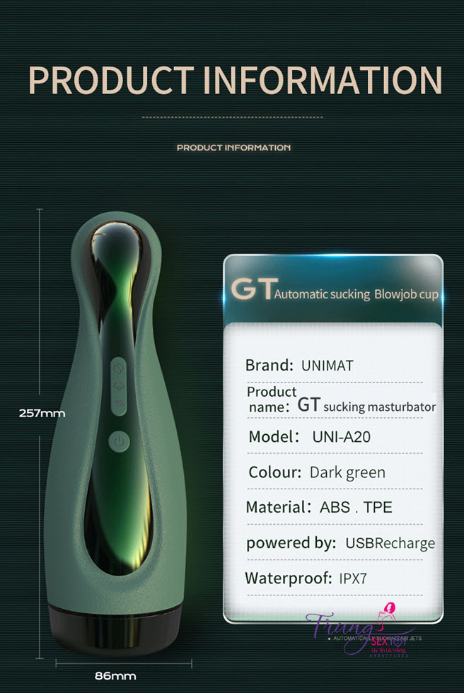 Máy thủ dâm tự động rung hút UNIMAT Máy thủ dâm tự động rung hút UNIMAT