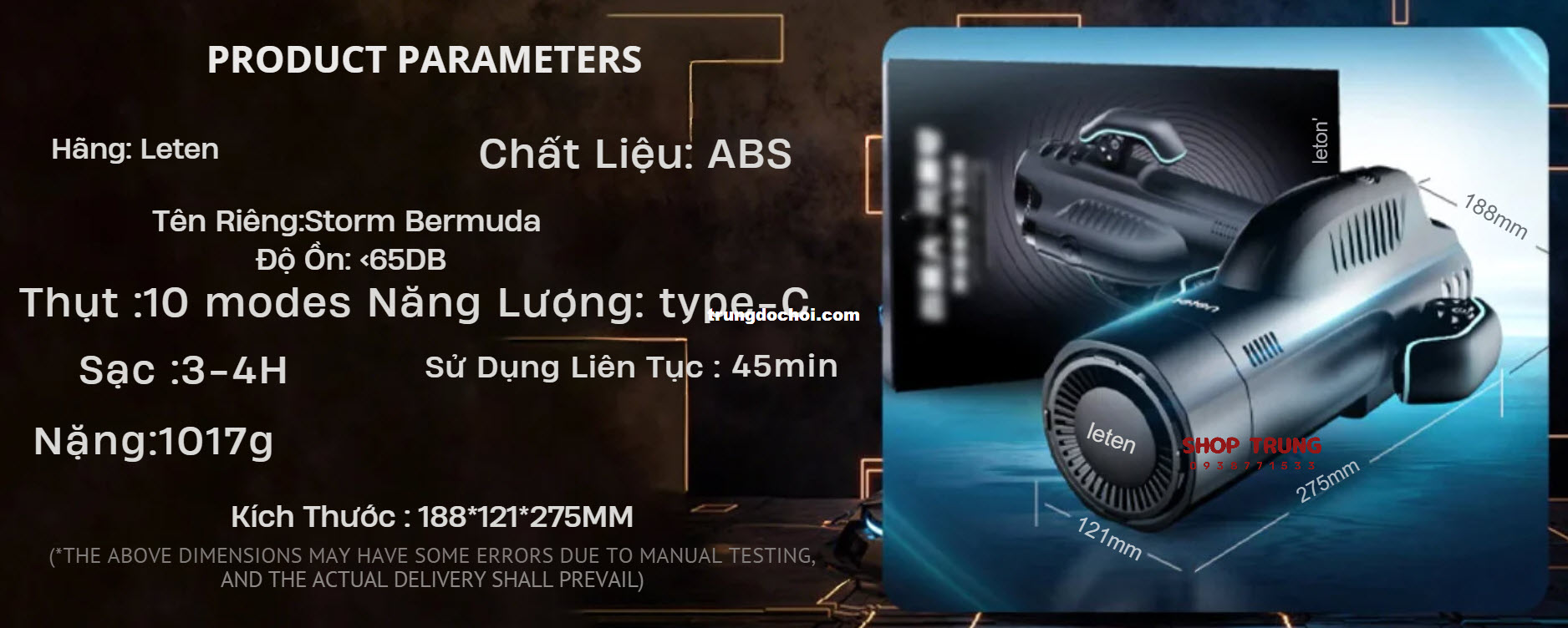 may tu suong Leten Thrusting Pro may tu suong Leten Thrusting Pro