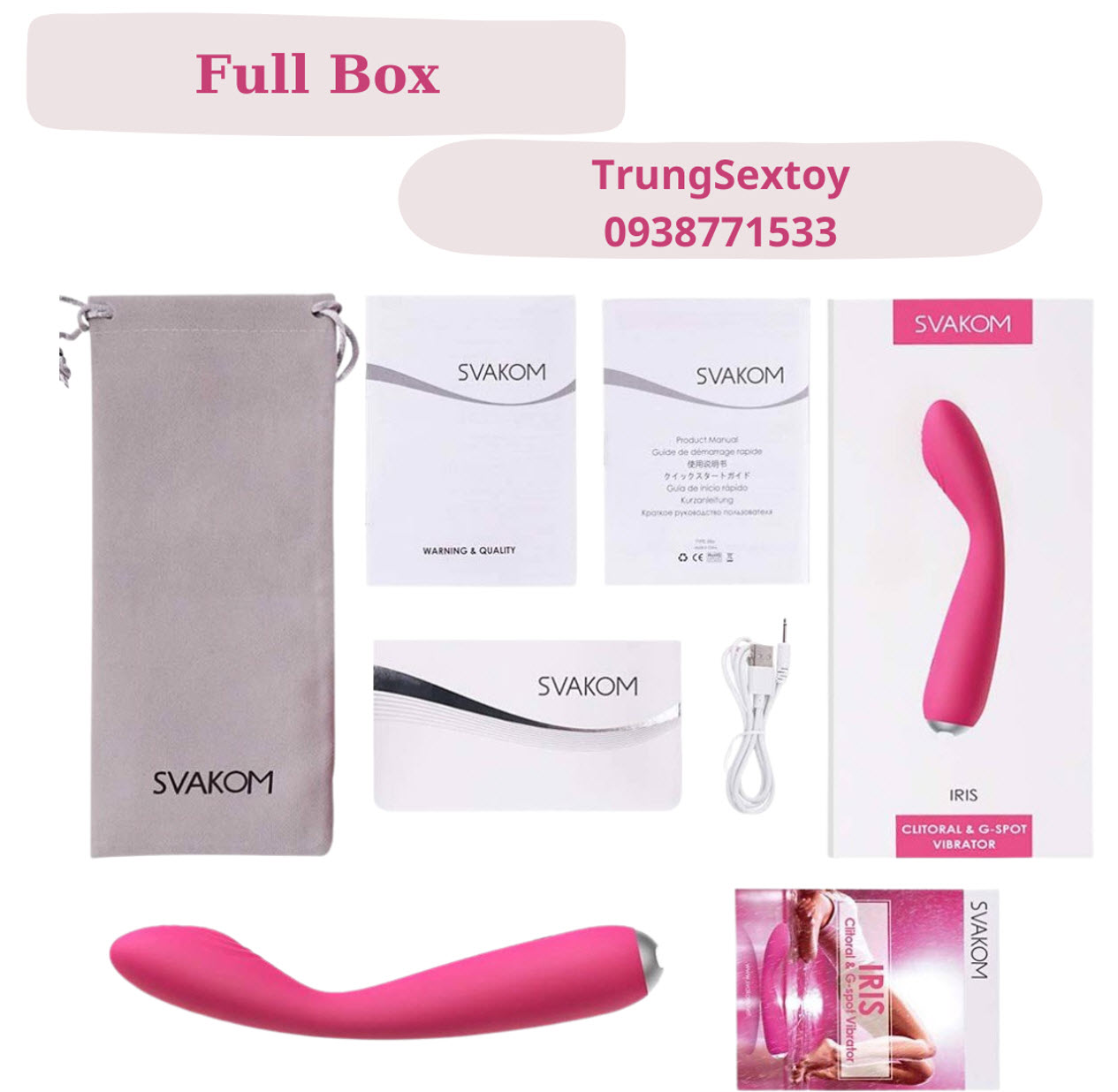 ngon tay moc cua Svakom iris ngon tay moc cua Svakom iris