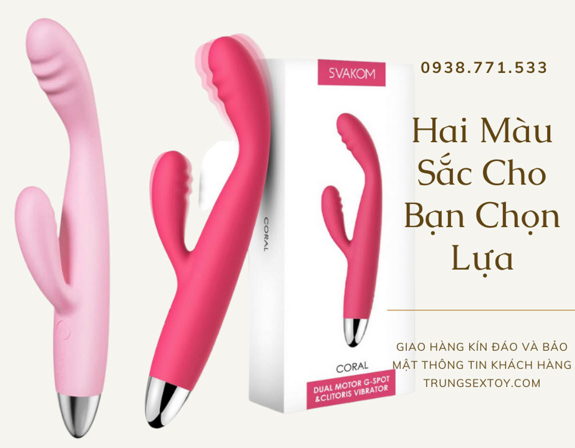 ngon tay co rung SVAKOM Coral ngon tay co rung SVAKOM Coral