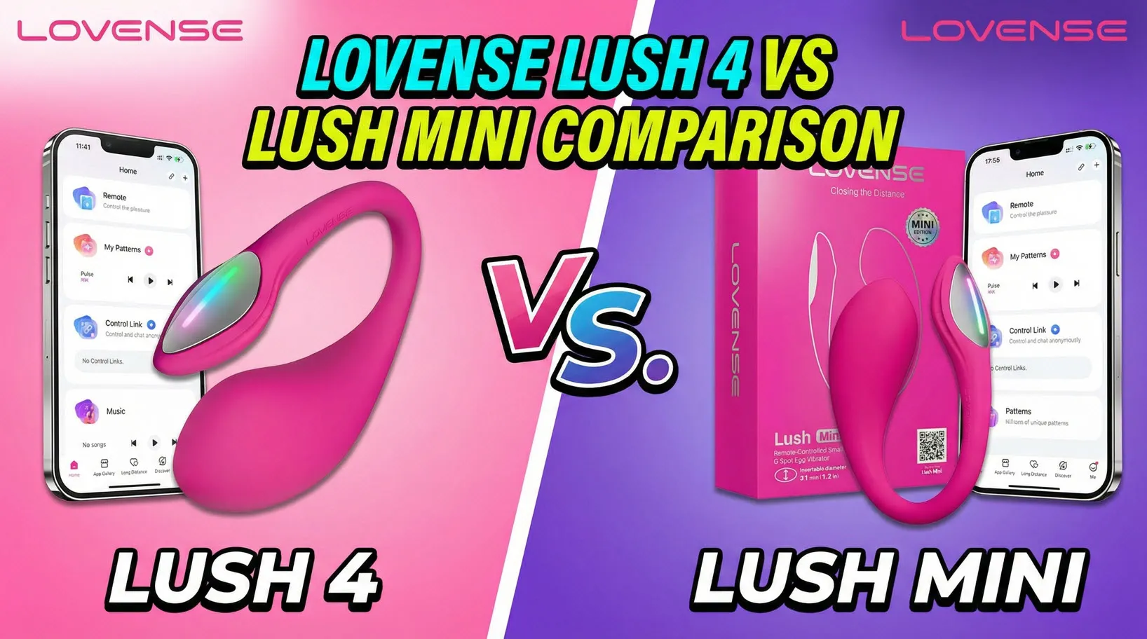 Lush 4 khác gì Lush Mini? Lush 4 khác gì Lush Mini?