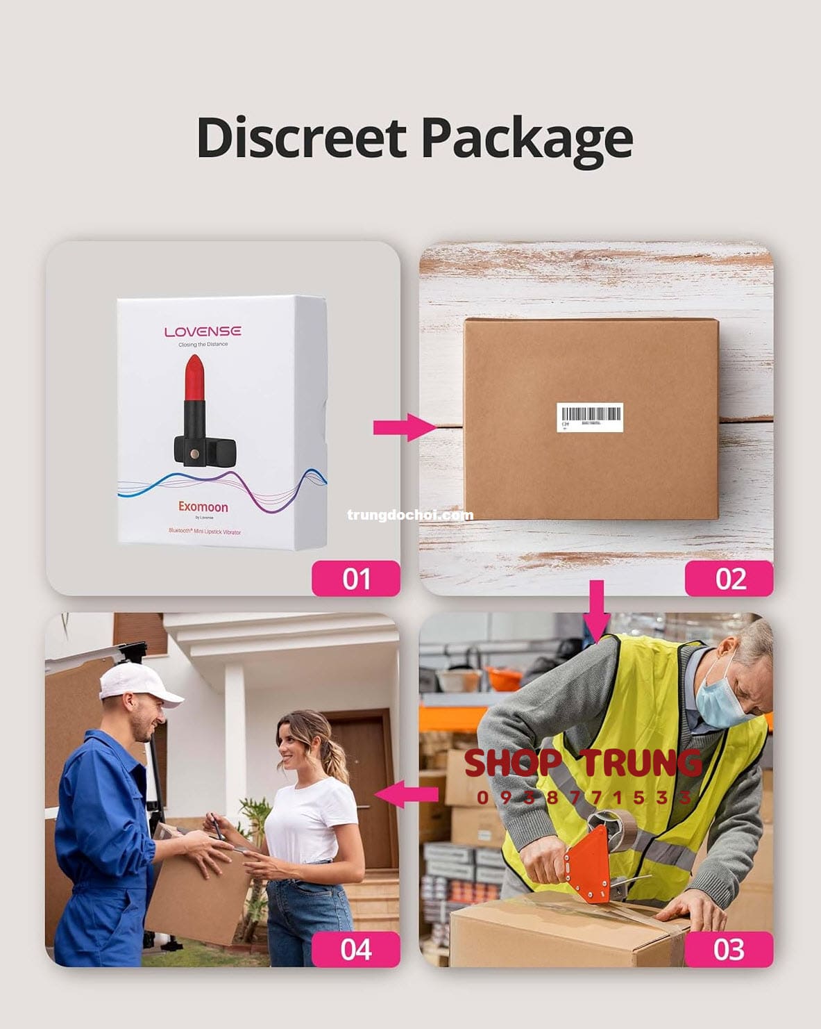 son môi rung Lovense Exomoon son môi rung Lovense Exomoon